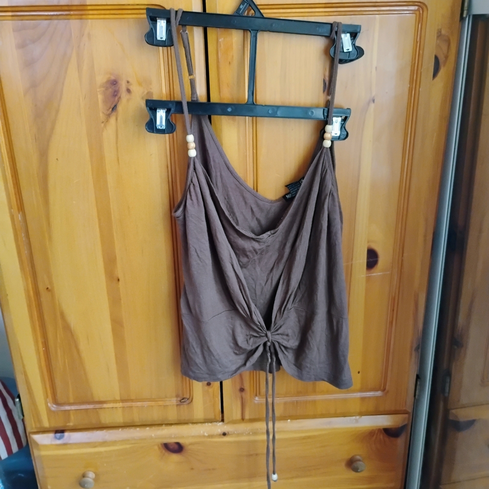Miss Chievous Brown Camisole Top